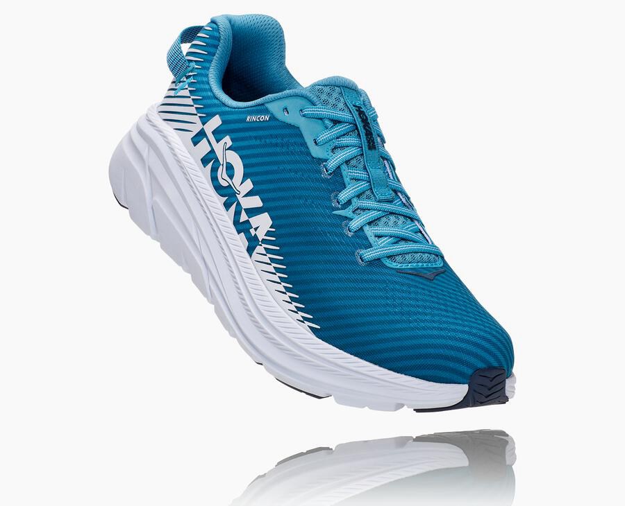 Tenis Hoka One One Hombre Azules/Blancos - Rincon 2 - GAQF52078